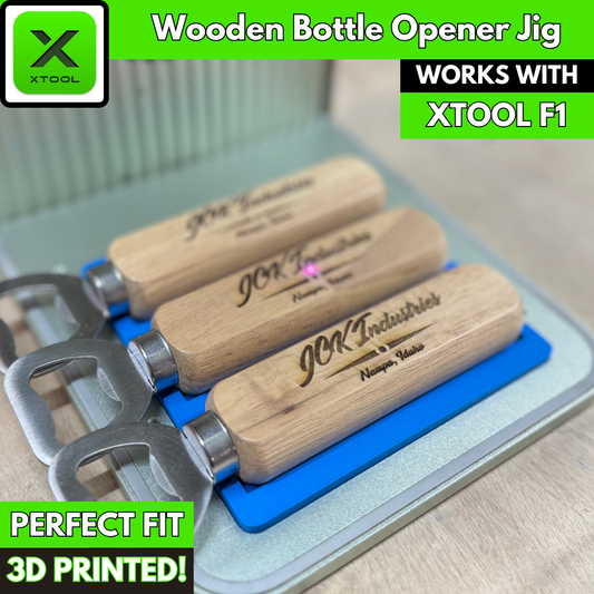 xTool F1 Bottle Opener Jig - 3D Printed Laser Engraving Jig