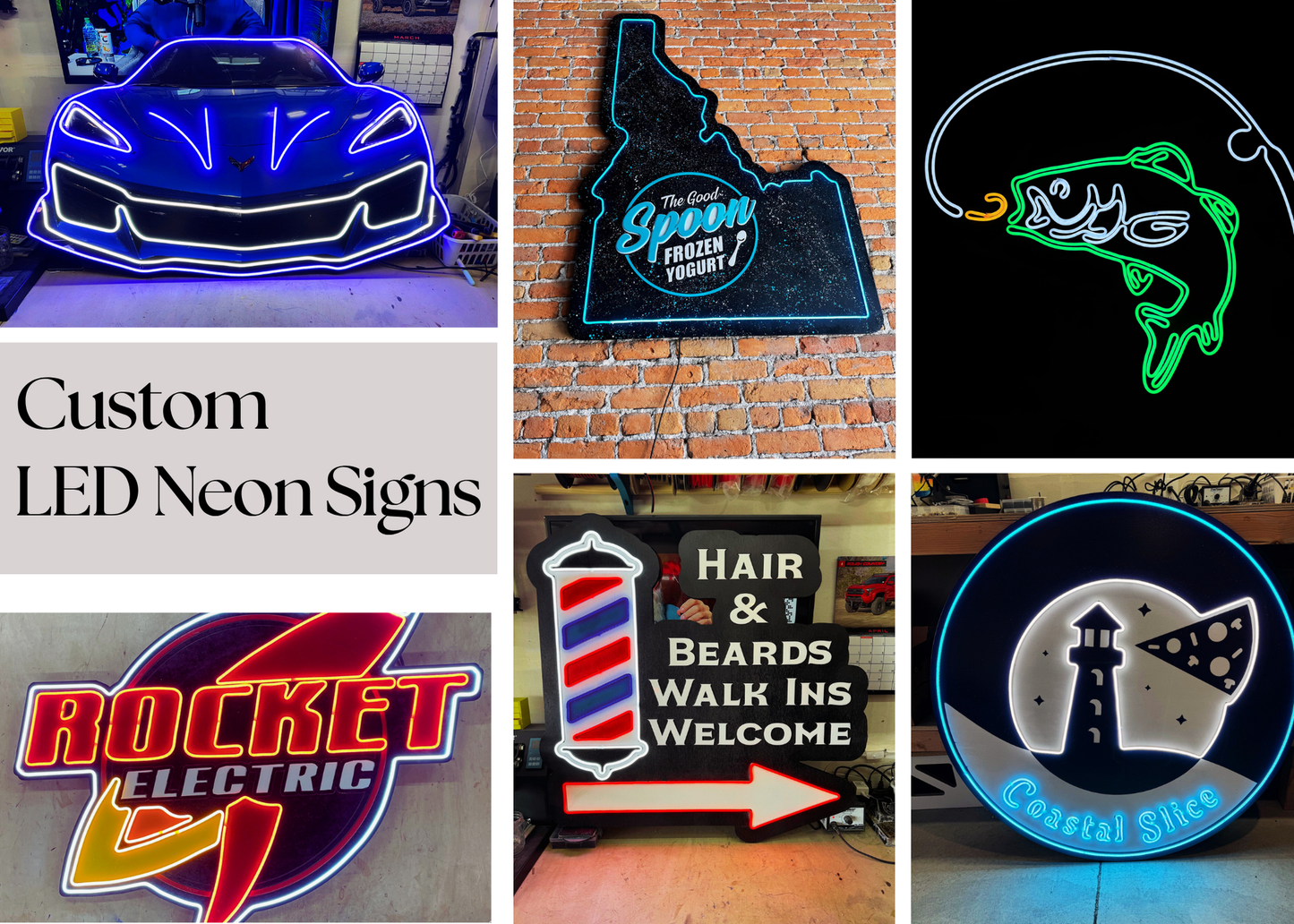 Custom LED Neon Signs - Any Logo, Name, Design!