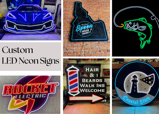 Custom LED Neon Signs - Any Logo, Name, Design!