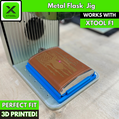 xTool F1 Flask Jig - 3D Printed Laser Engraving Jig