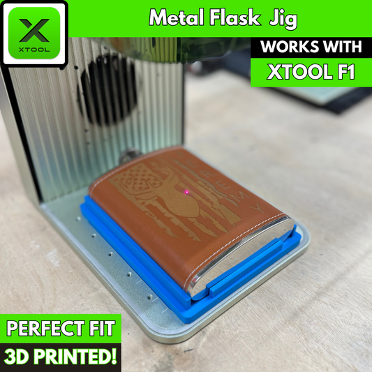 xTool F1 Flask Jig - 3D Printed Laser Engraving Jig