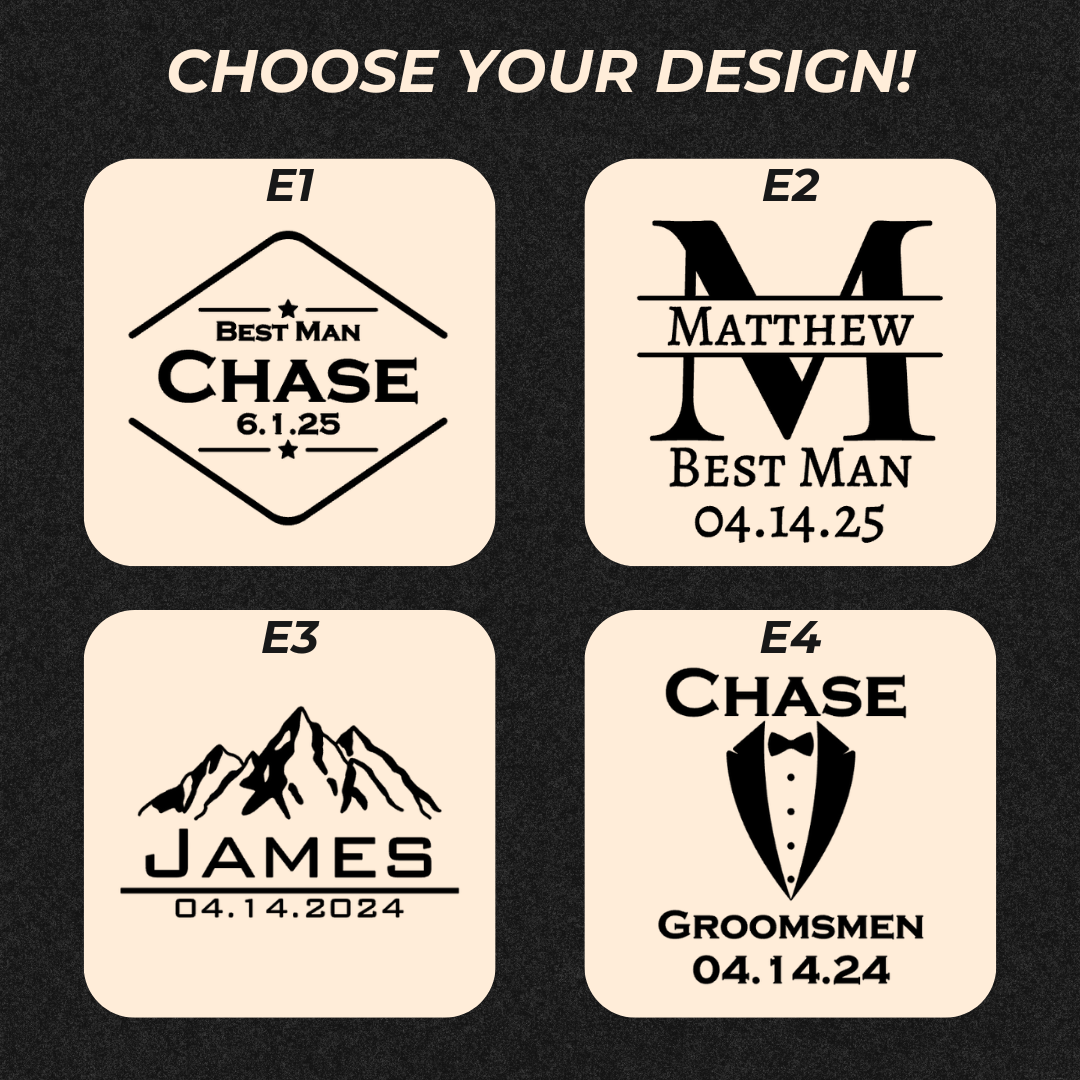 Personalized Square Shot Glass - Custom Engraved Gift