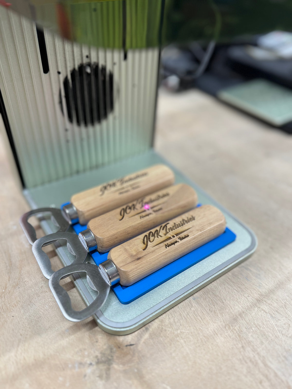 xTool F1 Bottle Opener Jig - 3D Printed Laser Engraving Jig