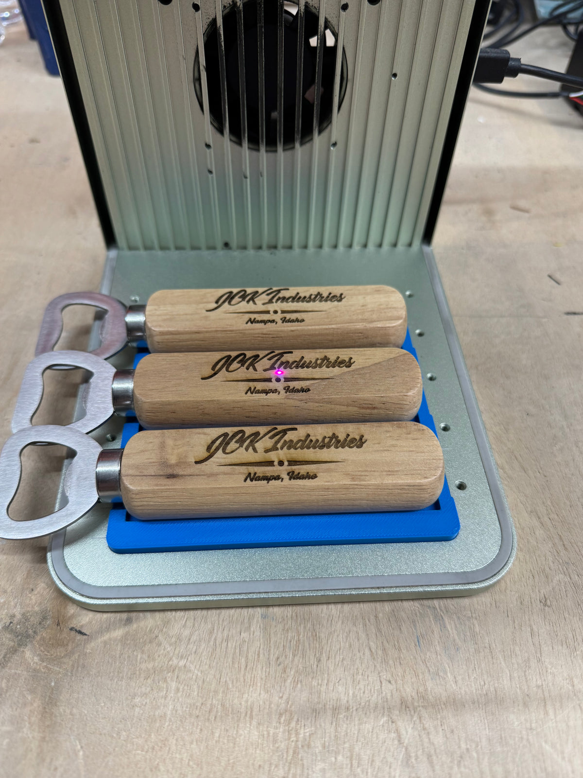 xTool F1 Bottle Opener Jig - 3D Printed Laser Engraving Jig