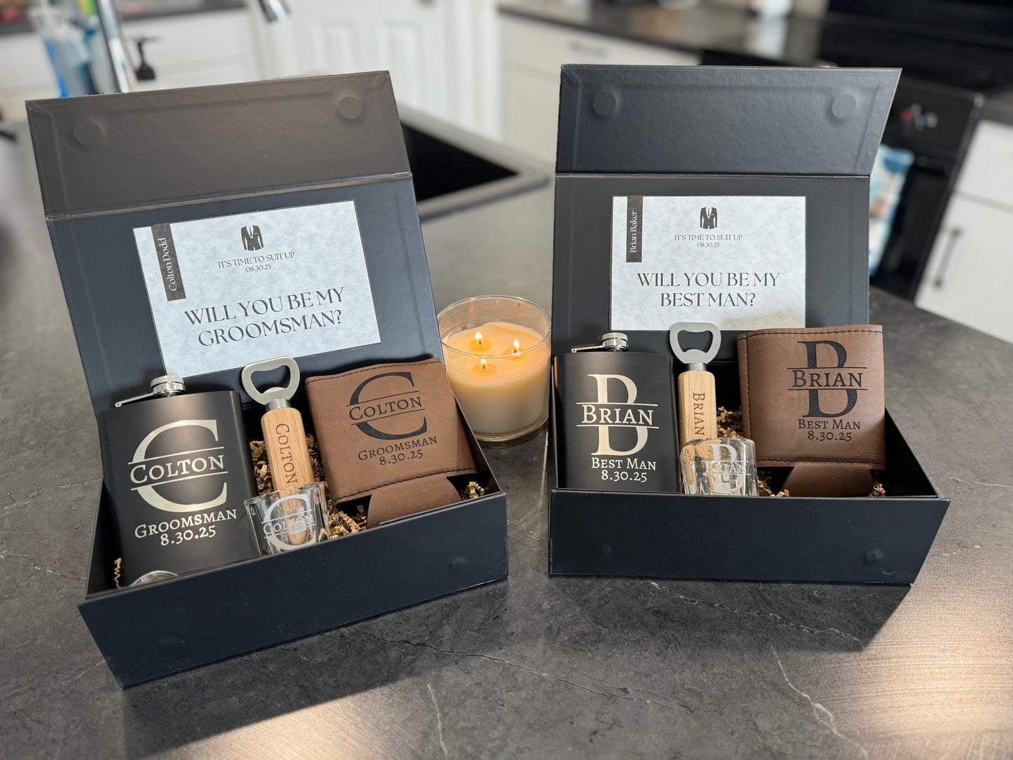 Custom Groomsmen Proposal Box - Personalized Gift Box