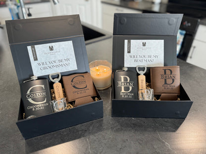 Custom Groomsmen Proposal Box - Personalized Gift Box