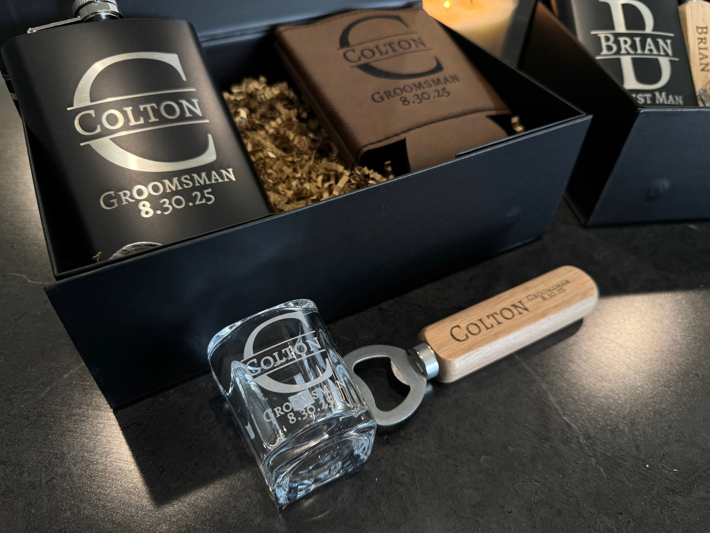 Custom Groomsmen Proposal Box - Personalized Gift Box