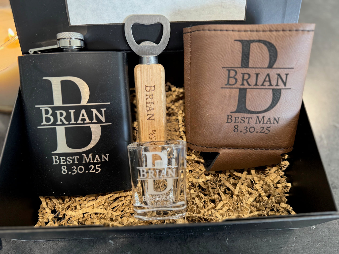 Custom Groomsmen Proposal Box - Personalized Gift Box
