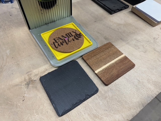 xTool F1 Coaster Laser Jig - 4 Inch 3D Printed Jig