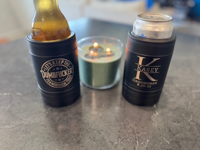 Personalized Can Koozie - Custom Engraved Gifts