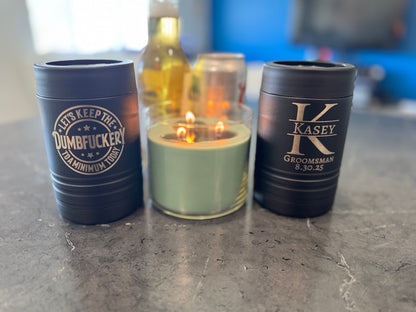 Personalized Can Koozie - Custom Engraved Gifts