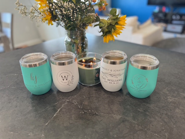 Personalized Wine Tumbler - Custom Engraved Gift