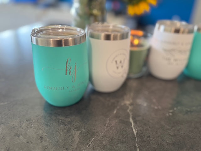 Personalized Wine Tumbler - Custom Engraved Gift