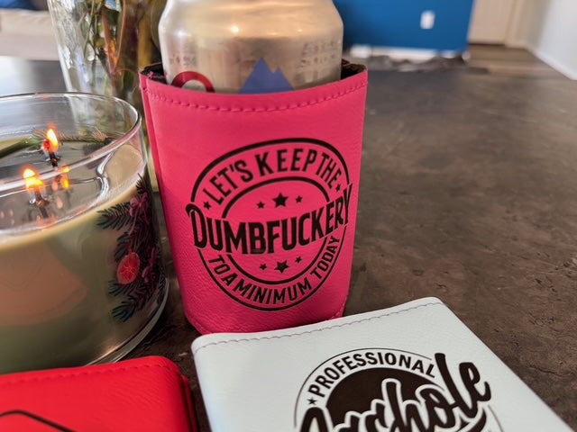 Personalized Drink Koozie - Custom Engraved Gift