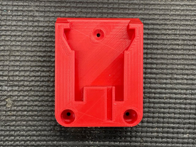 Milwaukee M18 Battery Holder - 3D Printed Wall Mount