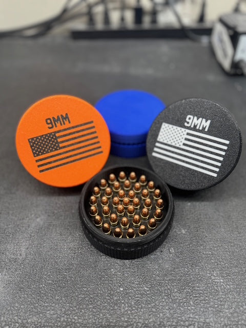 9mm Ammo Holder - 3D Printed Stackable Storage Organizer