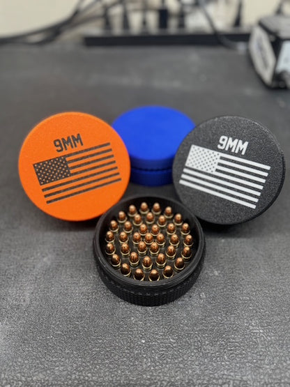 9mm Ammo Holder - 3D Printed Stackable Storage Organizer