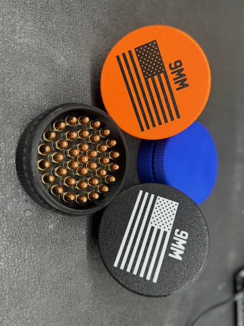 9mm Ammo Holder - 3D Printed Stackable Storage Organizer