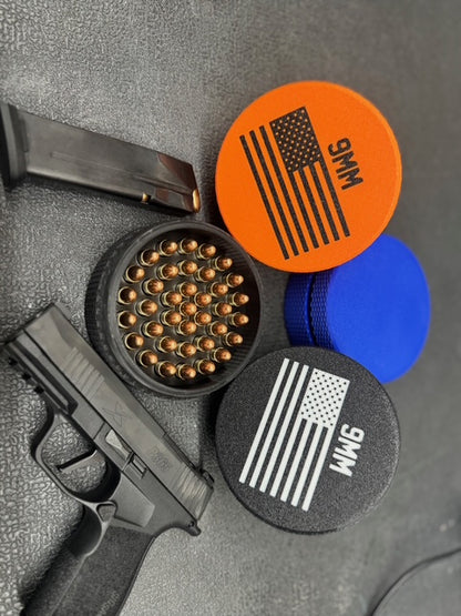 9mm Ammo Holder - 3D Printed Stackable Storage Organizer