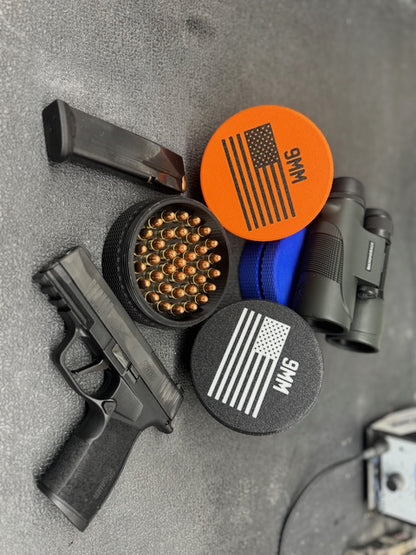 9mm Ammo Holder - 3D Printed Stackable Storage Organizer