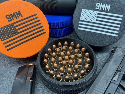 9mm Ammo Holder - 3D Printed Stackable Storage Organizer