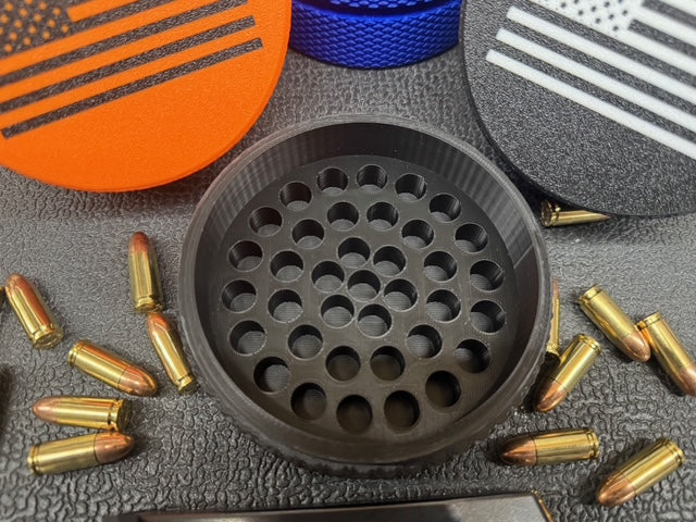9mm Ammo Holder - 3D Printed Stackable Storage Organizer