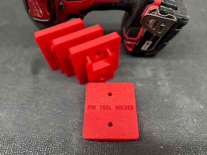 Milwaukee M18 Tool Holder - 3D Printed Wall Mount Organizer