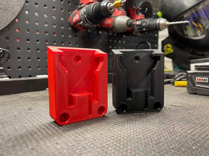 Milwaukee M18 Battery Holder - 3D Printed Wall Mount