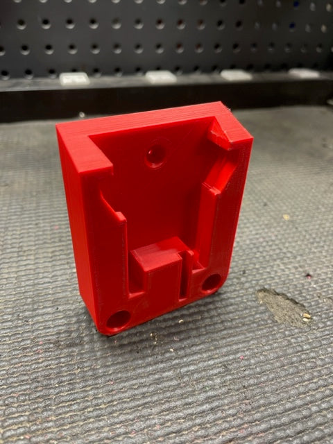 Milwaukee M18 Battery Holder - 3D Printed Wall Mount