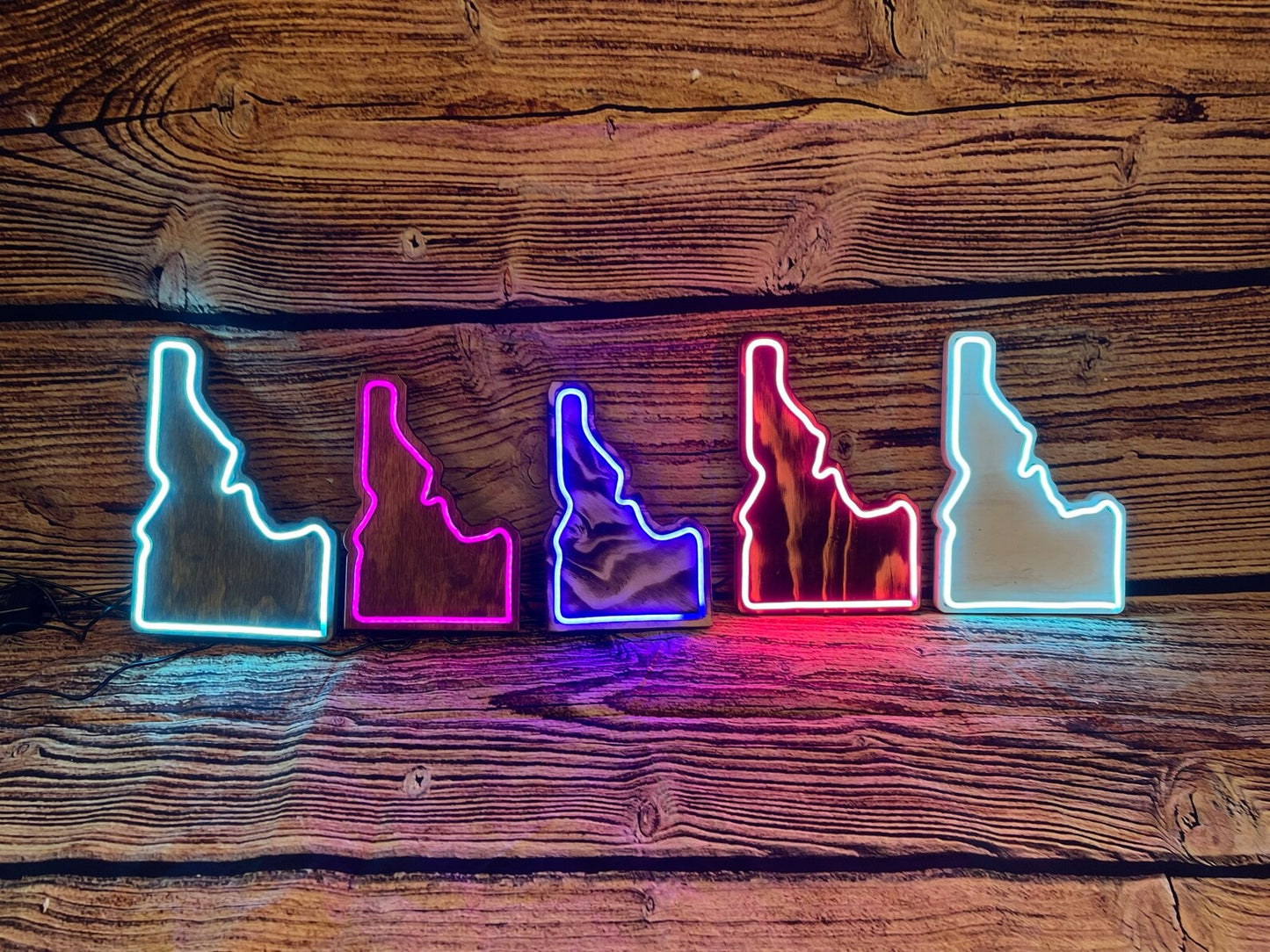 Idaho LED Neon Sign | Custom Bar, Garage, Wedding Decor