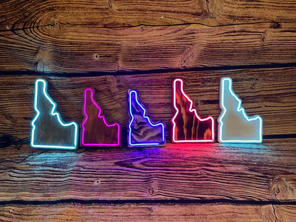 Idaho LED Neon Sign | Custom Bar, Garage, Wedding Decor