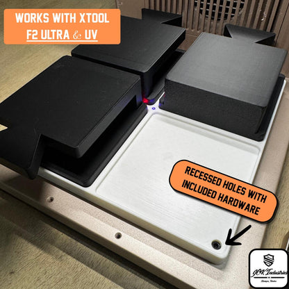 xTool F2 Ultra / F2 Ultra UV Leather Koozie Laser Engraving Jig System (Holds 4)
