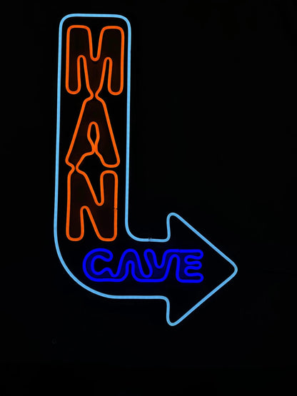 Man Cave LED Neon Sign | Bar Decor, Garage Sign