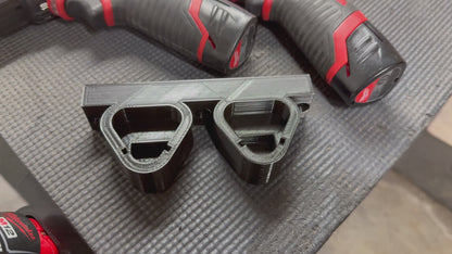 Milwaukee M12 Tool and Battery Mount - 3D Printed Wall Organizer