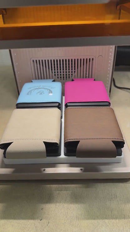 xTool F2 Ultra / F2 Ultra UV Leather Koozie Laser Engraving Jig System (Holds 4)