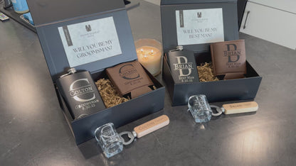 Custom Groomsmen Proposal Box - Personalized Gift Box