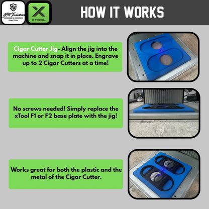 xTool F1 Cigar Cutter Jig